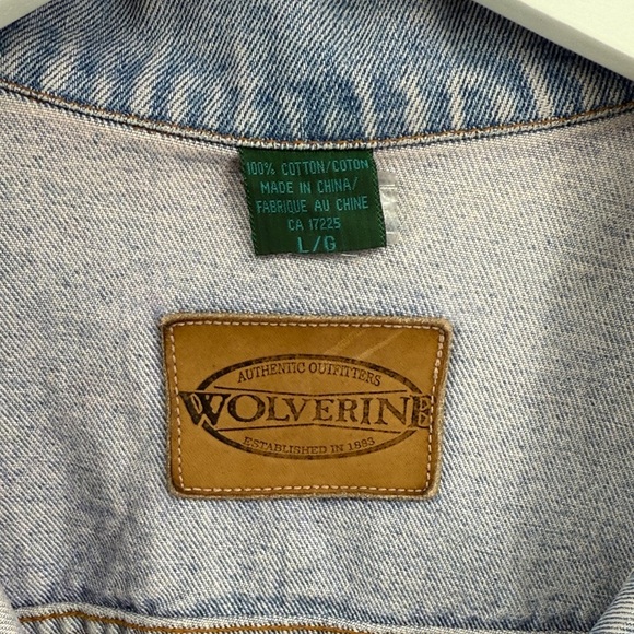 Wolverine Light Blue Denim Jacket - Picture 2 of 5